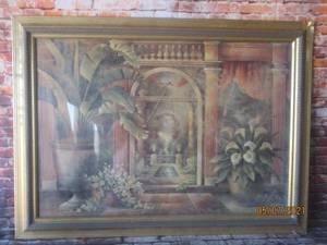 lot 205 image: FRAMED WALL ART DECOR