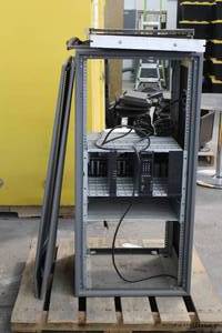 lot 6 image: MOTOROLA NETWORK SERVER RACK WITH NUCLEUS ADV CONTROL EXCITER  SEE PICS