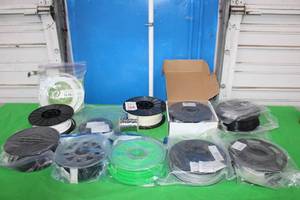 lot 23 image: GENEROUS AMOUNT OF 3D PRINTING FILAMENT  SEE PICS
