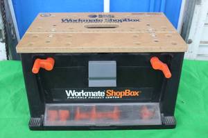 lot 107 image: BLACK& DECKER WORKMATE SHOP BOX PORTABLE PROJECT CENTER