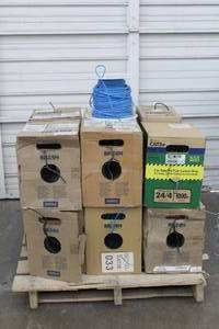 lot 278 image: LOT OF CAT5E CABLE BOXES ARE 13 TO FULL UNOPENED 13 BOXES TOTAL