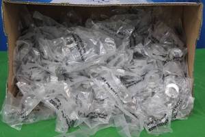 lot 285 image: GENEROUS AMOUNT OF SLIP-ON LOCK NUTS 58  O3OO3-002
