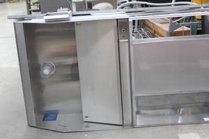 lot 300 image: HALTON PIZZA EXHAUST OVEN HOOD VENT FOR PIZZA OVENS WITH STAINLESS STEEL HOOD FILTERS