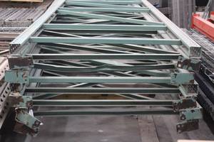 lot 317 image: 7 PALLET RACKING UPRIGHTS 14FT TALL EACH