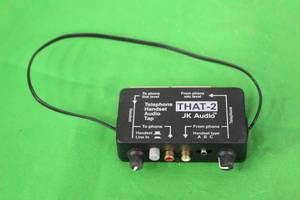 lot 346 image: JK AUDIO THAT2 TELEPHONE HANDSET AUDIO TAP WIRED INTERFACES