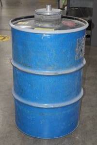 lot 366 image: 55 GAL DRUM WITH EXACT SPAND RUBER LAPIDARY DRUM MODEL EX83