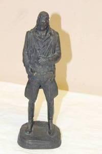 lot 29 image: MICHAEL GARMIN VINTAGE PARATROOPER STATUE SCULPTURE 11H