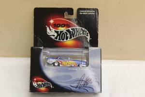 lot 16 image: HOT WHEELS LIMITED EDITION 57 CHEVY FUNNY CAR WITH SIGNITURES