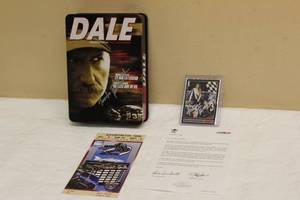 lot 17 image: DALE NARRATED BY PAUL NEWMAN #1,284,615 OF 1,500,00 SIGNED BY TERESA EARNHARDT WITHSUPERSTRETCH TERR DAYTONA TICKET 1134 OF 1602