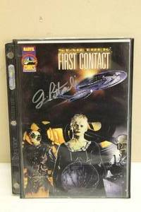 lot 41 image: MARVEL COMICS STAR TREK FIRST CONTACT ,AUTOGRAOHED SIGNED J.PITTARELLI