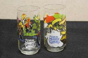 lot 196 image: TOTAL OF 2 VINTAGE HENSON ASSOCIATES 1981 MC DONALDS&nbsp THE GREAT MUPPET CAPER COLLECTOR GLASSES