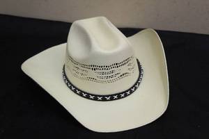 lot 206 image: CODY JAMES MENS BANGORA 15X&nbsp STRAW HAT SIZE 7 18&nbsp