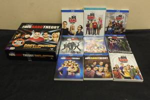 lot 238 image: THE BIG BANG THEORY LOT TRIVIA GAME AND 9 BLU-RAY DISC