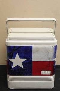 lot 171 image: TEXAS WRAP IGLOO COOLER , 15X12