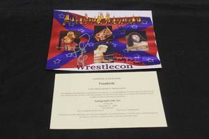lot 2 image: WRESTLECON FREE BIRD REUNION MULTI SIGNED AUTOGRAPHED 8X10 PHOTO WITH COA , MICHAEL PJ HAYES, BUDDY ROBERTS,JIMMY GARVIN , SEE PICS&nbsp