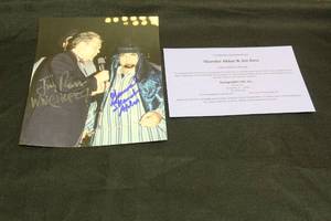 lot 3 image: SKANDOR AKBAR &amp JIM ROSS SIGNED AUTOGRAPH 8X10 WITH COA ,&nbsp