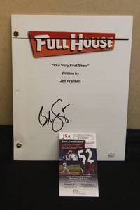 lot 4 image: FULL HOUSE  OUR VERY FIRST SHOW WRITTEN BY JEFF FRANKLIN AUTHENTICATION, BOB SAGET SIGNED AUTOGRAPH WITH CERTIFICATION NUMBER FF56991&nbsp
