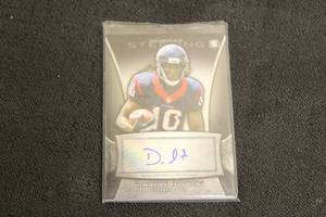 lot 23 image: TOPPS NFL HOSTON TEXANS DEANDRE HOPKINS WR SIGNED AUTOGRAPH TRADING CARD GUARANTEED AUTHENTIC SIGNATURE