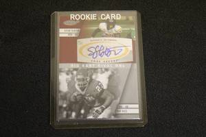 lot 28 image: SAGE STEVE SLAYTON 27 HOUSTON RB SIGNED AUTOGRAPH ROOKIE TRADING CARD GUARANTEED AUTHENTIC SIGNATURE&nbsp