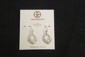 lot 64 image: GIANI BERNINI STERLING SILVER DANGLING EARRINGS&nbsp