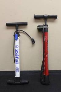 lot 69 image: TOTAL OF 2 BIKE FLOOR PUMPS ,ZEFAL,WRENCH FORCE&nbsp