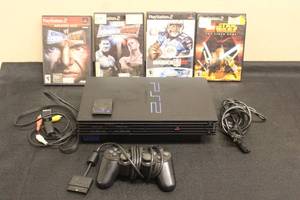 lot 80 image: PLAYSTATION PSP ,SCPH-30001,CONTROLLER POWER SUPPLY,8GB MEMORY CARD &amp 4 VIDEO GAMES  SEE PICS&nbsp