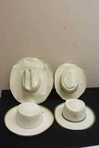 lot 88 image: TOTAL OF 4 LADIES &amp MEN WESTERN HATS&nbsp