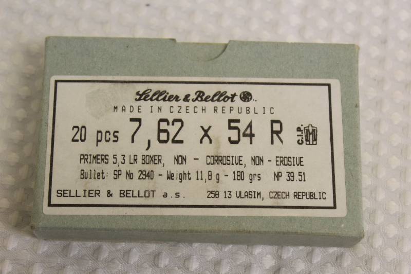 W.L.A.R VINTAGE COLLECTORS GRADE EUROPEAN RIFLE AMMO 7.62x54R/ 7.62x39 ...