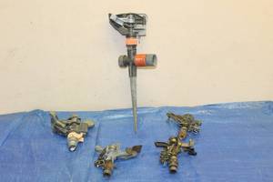 lot 105 image: LOT OF 5 IMPACT HEAD SPRINKLERS RAINBIRD GARDENA AND MORE