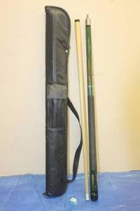 lot 93 image: COMPETITION D-7 BILLARD CUE STICK&nbsp WITH CASE