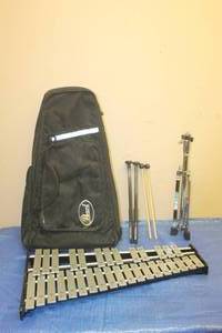 lot 184 image: PEARL XYLOPHONE ,SET OF INNOVATIVE PERCUSSION&nbsp STICKS &amp STAND&nbsp
