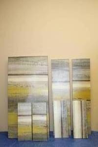 lot 208 image: TOTAL OF 7 -2015 MEGAN MEAGHER CANVAS WALL ART CALIFORNIA 93120 FORMALDEHYDE COMPLIANT PHASE 2&nbsp