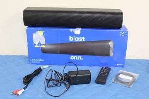 lot 7 image: OMN BLAST 16 BLUETOOTH 2.0 SOUND BAR IN ORIGINAL BOX&nbsp