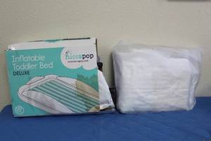 lot 42 image: TOTAL OF 2 HICCAPOP INFLATABLE TODDLER BED DELUXE, HP-ITB-TB&nbsp&nbsp