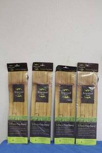 lot 31 image: TOTAL OF 4 BRIARWOOD LANE 3PC GARDEN PREMIUM FLAG STAND A00013
