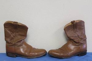 lot 89 image: JUSTIN&nbsp WESTERN BOOTS STYLE&nbsp 3884 , SIZE 10 12 D&nbsp
