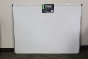 lot 80 image: DRY ERASE BOARD WITH ALUMINUM FRAME , 36 X 48