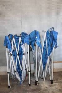 lot 130 image: TOTAL OF 2 INSTANT SLANT LEG CANOPYS ,10X10&nbsp