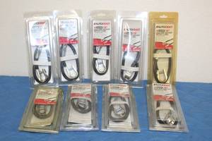 lot 148 image: LOT OF 9 AUTOCRAFT 4 GAUGE 15 LEAD FREE TOP POST BATTERY CABLES&nbsp AC139