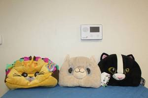 lot 174 image: LOT OF 3 LARGE EMOJINATION PLUSH MASH MASK