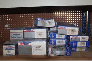 lot 224 image: GENEROUS AMOUNT OF ASSORTED CARQUEST BRAND BRAKE SHOES AND OR PADS&nbsp