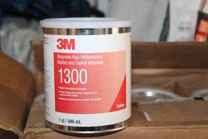 lot 236 image: CASE OF 6 CANS 3M NEOPRENE HIGH PERFORMANCE RUBBER AND GASKET ADHESIVE