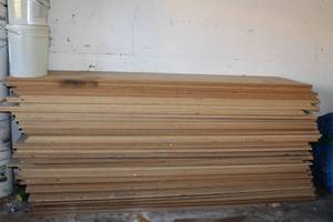 lot 244 image: LOT OF PARTICALCHIPLOW DENSITY FIBER BOARD ALL OVER 6FT LONG ABOUT 3FT WIDE