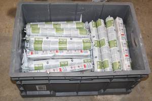lot 232 image: GENEROUS AMOUNT OF 3M 760 HYBIRD SEALANT TOTE INCLUDED
